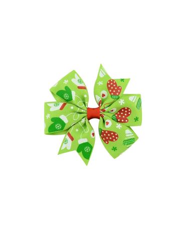 FRCOLOR Christmas christmas bow barrette Xmas Hair Accessories christmas hairpin bowknot hairpins christmas hair clips christmas bow hair clips Xmas Hair Clips hairclips girl ribbed Belt