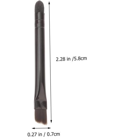 Mipcase 50 Pcs Eye Shadow Brush Black Eye Shadow Double Head Eyeshadow Double-ended Makeup 5.8X0.7X0.5CMx5pcs Blackx5pcs - Buy Online on GoSupps.com