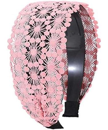 LONEEDY Non-Slip Multicolor Lace Headband Wide-Head Cutout Hard Headbands for Women and Girls (Sun flower) - Buy Online on GoSupps.com