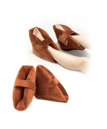 Heel Protectors Cushion Bed Sores (1 Pair) Foot Pillows Heel for Pressure Sores Ankle Protector Pillow Foot Foam Boots for Pressure Ulcers Bedridden Heel Pain Relief