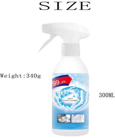 Bathroom Cleaning Spray Stubborn Stains Cleaner Multipurpose Household Cleaning Spray Powerful Stain Removing Foam Cleaner 1pcs - Buy Online on GoSupps.com