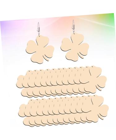 PartyKindom 50pcs Wooden Teardrop Earrings for Women Shape Ear Accessories Casual Fashion Jewelry Party Ear Decor - Buy Online on GoSupps.com