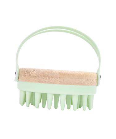 Magiclulu 3st Shampoo brush scale care brush shampoo scrubber scalp washer headwear hair washing brush massage brush for the scalp curbered hair food quality comb bamboo