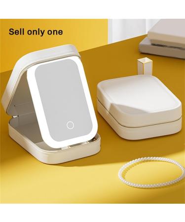 POLISH LED Three-Color Adjustable Makeup Mirror Three Colors Brightness Adjustable Makeup Mirror with Lights Green - Buy Online on GoSupps.com