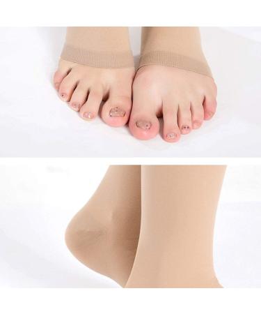 PEDIMEND Thigh High Compression Stockings For Varicose Veins (1PAIR - 2PCS) | Compression Stockings | Effective Relief From Tightness & Muscle Soreness | Promote Venous Blood Flow | For Men & Women BEIGE - Buy Online on GoSupps.com