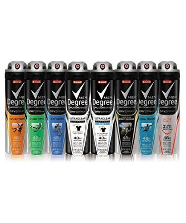 Degree Men UltraClear Antiperspirant Deodorant Dry Spray - 72-Hour Odor & Sweat Protection with MotionSense Technology | 3.8 oz | Fresh Scent - Buy Online on GoSupps.com