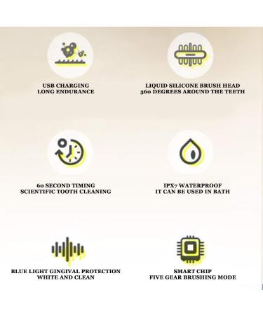 U-Shaped Electric Toothbrush for Kids & Babies - Waterproof 360-Degree Cleaning 5 Modes - M-Gr n - Buy Online on GoSupps.com