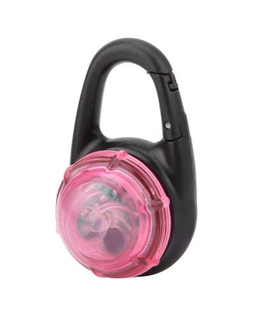 Dog light pendants LED light Luminaire trailer keychain warning light clips LED flashing light Safety trailers for dogs for camping hiking (pink)