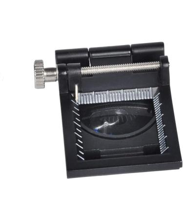 Mini Triple Fold Magnifier Portable Pocket Magnifier Zinc Alloy LED Light Magnifier with Scale for Reading Books Textile Collection Repair Jewelry Tools (10X 28mm) - Buy Online on GoSupps.com