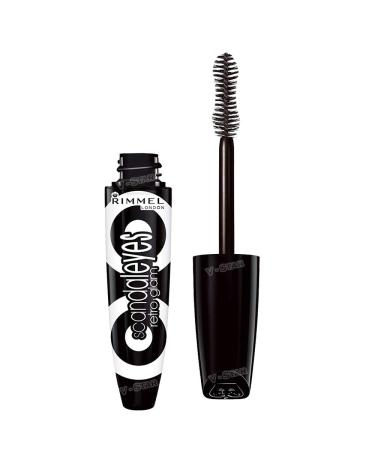 2 x Rimmel London Scandaleyes Retro Glam 001 Black Mascara 12ml