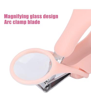 Buy Zoom Nail Clipper with Magnifying Glass - Lightweight Manicure Clipper for Babies & Seniors (Pink) - International Shipping Available - Buy Online on GoSupps.com