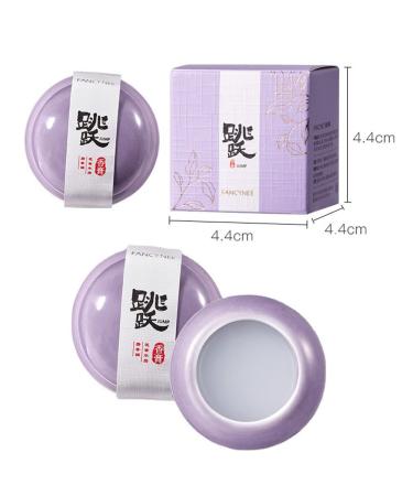 Solid Perfume Floral Scent Fragrance All Natural Ancient Chinese Craftsmanship for Women Girls Travel Friendly with Ceramic Jar (Yellow) - Buy Online on GoSupps.com