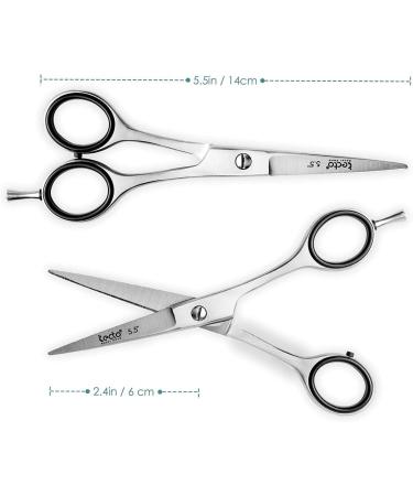 Tecto 5.5 Professional Hair Scissors - Premium Stainless Steel Barber Shears for Men, Women, and Children - Ideal for Home and Salon Hair Cutting - Buy Online on GoSupps.com
