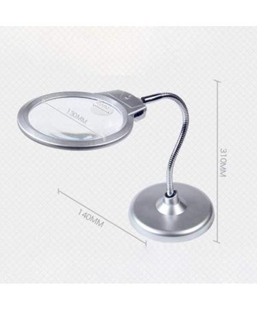 Glass Desktop Desktop Glass with Light Led10 Times 20 Times Magnifier High Elderly Enlarged Mirror Tool Magnifier for Reading Made in China - Buy Online on GoSupps.com