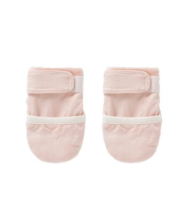 Newborn Baby No Scratch Mittens Infants Soft Breathable Cotton Mitts Adjustable Gloves Hands Warmer Newborn Essentials for 0-5 Months Ideal for Baby Shower Pink