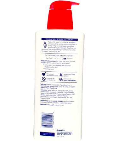 Eucerin Original Healing Lotion 16.90 Oz - Pack of 6 - Buy Online on GoSupps.com