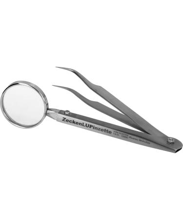 Buy Surge Steel Tick Tweezers with Magnifying Glass - Precision Tick Removal Tool for Safe Outdoor Adventures - Buy Online on GoSupps.com