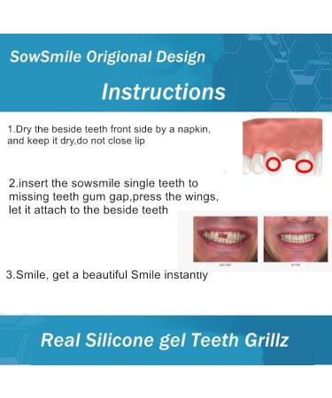 Snap Smile Dental Replacement Tooth - Repair Missing Teeth Gap | Perfect Smile Veneers for an Instant Smile Makeover - Buy Online on GoSupps.com