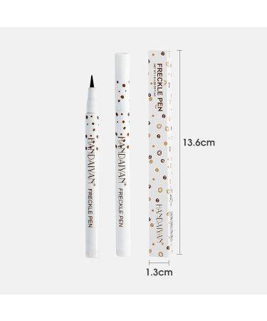Hfpengzan Freckle Pen 2 Colors - Natural Lifelike Freckle Makeup Pen for Effortless Sunkissed Look - Waterproof & Long-lasting - Buy Online on GoSupps.com