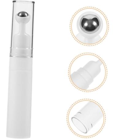 PLAFOPE Eye Cream Bottle Refillable Eye Serum Bottle Eye Cream Roller Eye Serum Empty Bottle Refillable Bottle Empty Roller Ball Applicator Refillable Roller Bottle Eye Cream Applicator 13.00X1.70X1.70CM White - Buy Online on GoSupps.com