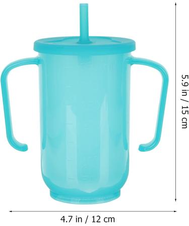 Adult Sippy Cup with 2 Handles | Spill Proof Feeding Cup for Elderly & Baby | Training & Nursing Bottle - Buy Online on GoSupps.com