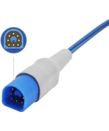 Sino-k Compatible Philips Vet Spo2 Sensor - Animal Ear & Tongue Clip - 9.8 ft 8 Pins Connector - FDA/CE Approved - Buy Online on GoSupps.com