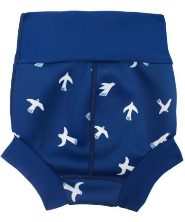 Splash About Baby & Toddler Happy Nappy White Birds 12-24 Months | Reusable Swim Nappy - Buy Online on GoSupps.com