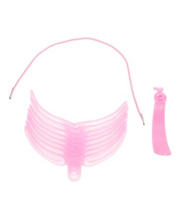 Ipetboom Eyebrow Tools 9 Sets Eyebrow Aid Plastic Eyebrows Template Brow Supplies Portable Artifact Four Generations 12X11X8CMx3pcs Pinkx3pcs