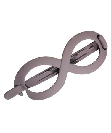 Shakven French Oval Hair Clips for Women Non Slip Bun Ponytail Holder Strong Hold Grip Hair Clips Closure Hairpin for Women Girls Styling Hair Accessories Gray