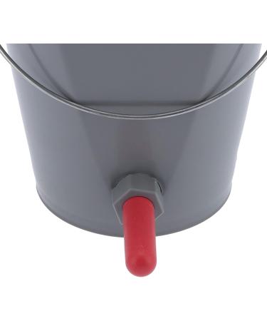 knitting machine 8L Durable Sturdy Plastic Feeder Bucket with Nipples Check Valves Feeding Equipment for Livestock Use 30x28x23.6cm(Bovine Use) - Buy Online on GoSupps.com