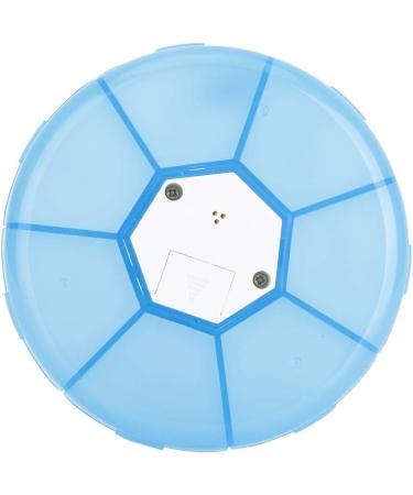 Brrnoo Automatic Medication Reminder with Timer | 7-Day Pill Organizer with Backlight - Blue - Buy Online on GoSupps.com
