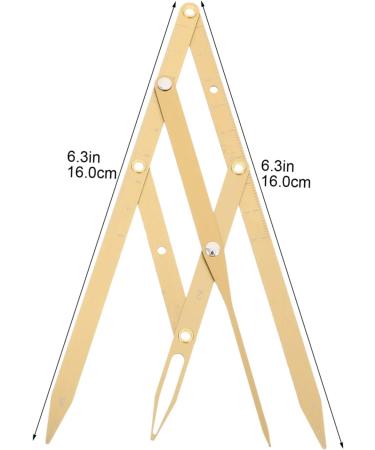 FOMIYES 2 Pcs Second Generation Scale Makeup Tools Eyebrow Pencils Eyebrow Measurement Tool Eyebrow Shape 25x5x0.6cmx2pcs Goldenx2pcs - Buy Online on GoSupps.com
