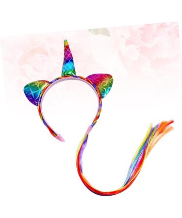 Beavorty Hair Bands hair jewelry for braids hair accessories for braids kids wig kids hair accessories hair ties for kids cosplay wig hair accessories for kids Unicorn hair band ear child - Buy Online on GoSupps.com