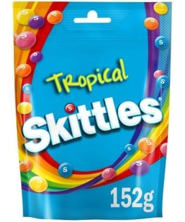 4x Skittles Fruit Flavoured Sharing Pouch - Wild Berry 136g Fruits Giants 132g Crazy Sours 136g Tropical 136g by Experts Supplies - Buy Online on GoSupps.com