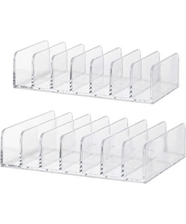 Plastic Eyeshadow Makeup Organizer 7 Cell Cosmetic Storage for Cosmetic Eyeshadow Bathroom Countertop Vanity Cosmetic Organizer - Buy Online on GoSupps.com
