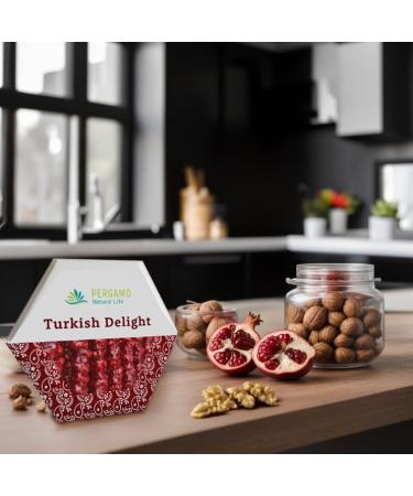 K me with Walnut Pomegranate Flavor - 300g | Natural Vegan Berry Confectionery | Healthy Turkish Snack | No Additives - Buy Online on GoSupps.com