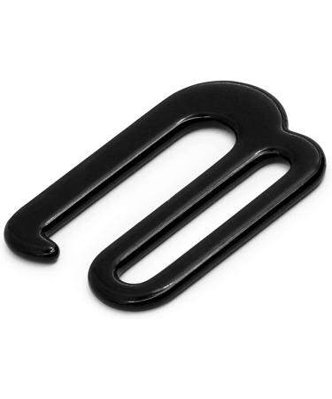 Dritz Metal Swim Suit Bra Hooks - Black 3/4-Inch (2 Count) | Secure Closure for Swimwear - Buy Online on GoSupps.com