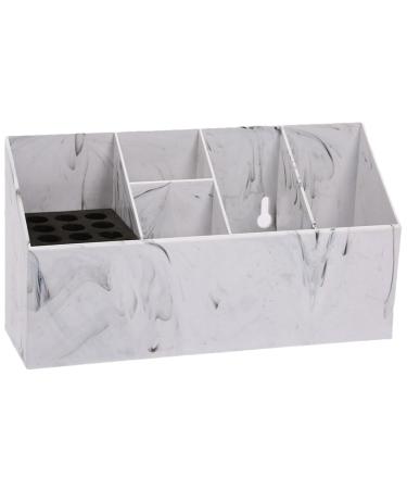 Beavorty organizer for varnish hairdresser box hairstyle holder organizer of scissors storage box containers with several grids EV cotton material holder box