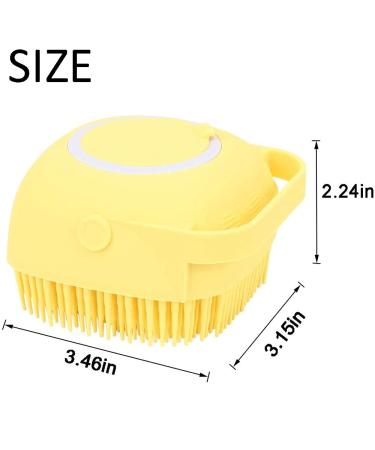 Silicone Body Scrubber for Exfoliating Shower Massage - Easy to Clean - Blue & Pink - Buy Online on GoSupps.com