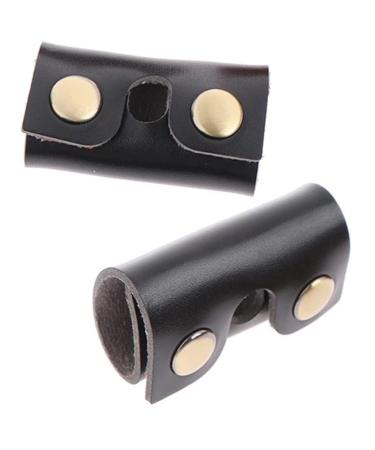 Magiclulu 4 pieces of synthetic leather cover for the razor -head -headed razor cover Durable razor shell Razor parts Razor.