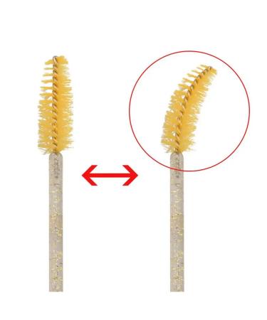 Buy AKOAK 100 Pcs Disposable Lip Brushes & Eyelash Wands - Perfect for Lip Gloss & Makeup Application Yellow Beauty Kit - Ships Worldwide - Buy Online on GoSupps.com