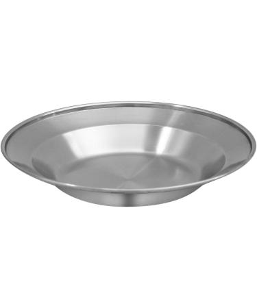 Bisgear Camping Stainless Steel 8.5 Kitchen Dinner Plate (Pack of 4) - BPA Free Outdoor Dinnerware Set for Backpacking, Picnic & BBQ - Buy Online on GoSupps.com