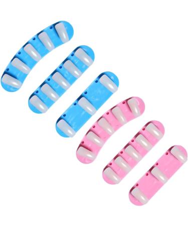 LALAFINA Nail Practice Base 6 Boxes Nail Training Rack Nail Practice Rack Tip Stand for Nails Tip Display Stand Nail Practice Stand - Buy Online on GoSupps.com