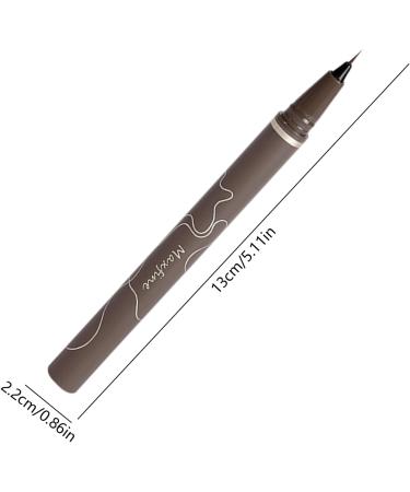 Lash Enhancing Liquid Eyeliner Eye Makeup Eyeliner Master Precise All Day Liquid Waterproof Long Lasting Smudge-proof Liquid Eye Makeup Seal Stamp Tool for Wing (Dark brown) - Buy Online on GoSupps.com
