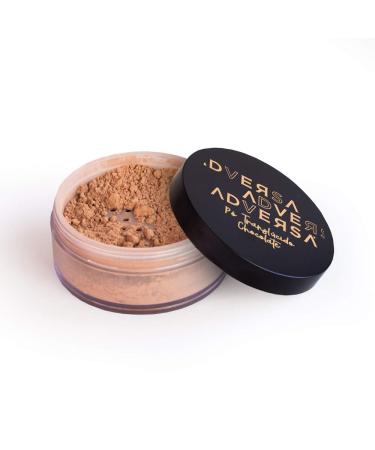 ADVERSA - Vegan Translucent Face Powder - Face Makeup  Loose Setting Powder Makeup  Beauty & Personal Care - Cruelty Free  Gluten Free  Portable Translucent Powder  Oily Skin Control - Chocolate