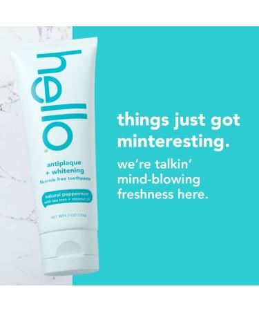 hello Unicorn Aluminum Free Deodorant for Women & Antiplaque Toothpaste Fluoride Free for Teeth Whitening with Natural Peppermint Flavor and Tea Tree Oil Peroxide Free Gluten Free Pack + Toothpaste Antiplaque Unicorn 2pk - Buy Online on GoSupps.com