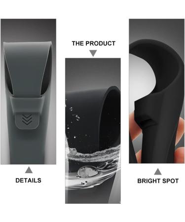 Heallily Razor Travel Case | Silicone Silver Protection Cover | 4-Piece Manual Shaving System & Toothbrush Holder for Men | Perfect for Air Travel - Buy Online on GoSupps.com