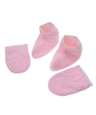 minkissy 2 Pairs Mittens Kids Beauty Gloves Spa Gloves Warm Gloves Insulated Gloves Wax Care Insulated Mittens Foot Spa Cover Bath Mitt Thermal Gloves Bath Treatment Mitt Hand Paraffin