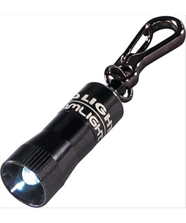 Streamlight 73001 Nano Light Miniature Keychain LED Flashlight, Black - 10 Lumens Black Single