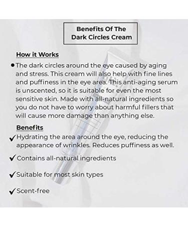 Gle Eye Serum for Dark Circles, Eye Wrinkles & Redness - with Caffeine, Vitamin C & Hyaluronic Acid - Buy Online on GoSupps.com